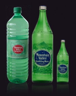 Mountain Valley Spring Water 333 mL Glass Bottle - 24/Case